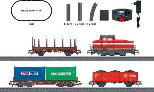 Marklin 29065 H0 - Digitaal startpakket 'Modern rangeerbedrijf met DHG 500'