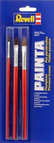 Revell 29610 - Painta Vlakke Penselen set van 3 stuks