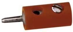 Brawa 3054 H0 - Stecker rund, braun [10 Stück]