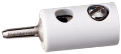 Brawa 3059 H0 - Stecker rund, weiss [10 Stück]