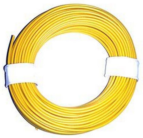 Brawa 3101 H0 - Litze 0,14 mm², 10 m Ring, gelb