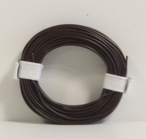Brawa 3106 H0 - Litze 0,14 mm², 10 m Ring dbr
