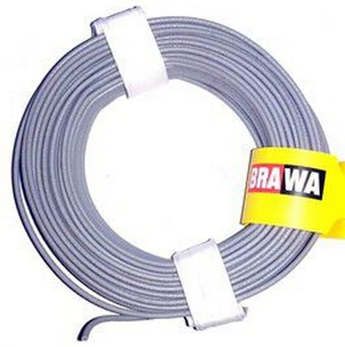 Brawa 3107 H0 - Litze 0,14 mm², 10 m Ring, grau