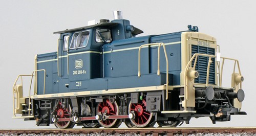 ESU X 31411 H0 - Diesellok, H0, BR V60, 260 269, Ozeanblau-Beige, DB
