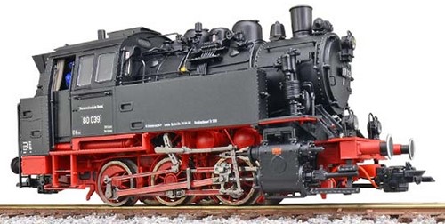 ESU 31652  - Dampflok, H0, BR80, 80 018 DRG, Schwarz, Ep II, Vorbildzustand um 1936, LokSound, Doppelraucherzeuger, Rangierkupplung, DC/AC