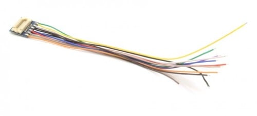 ESU 51993  - Adapterkabel, 18-pol. Next18-Buchse auf offene Litzen, 88mm, mit Schrumpfschlauch