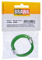 Brawa 32403 H0 - Decoderlitze 0,05 mm², 10 m Ring, grün