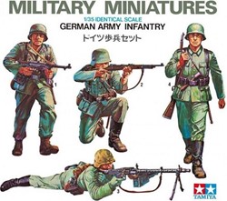 Tamiya 35002 - German Army Infantry 1:35 (Open Verpakking)