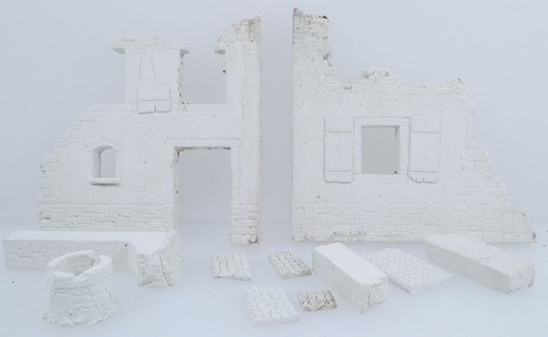 Verlinden 35006 - Italian Farm Ruin 1:35 (Waterschade)-2