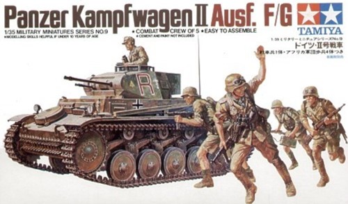 Tamiya 35009 - Panzer Kampfwagen II Ausf. F/G 1:35