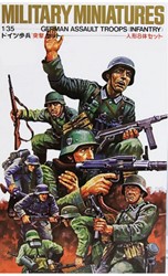 Tamiya 35030 - German Assault Trooops Infantry 1:35 (Open Verpakking)