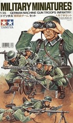 Tamiya 35038 - German Machine Gun Troops Infantry 1:35 (Open Verpakking)