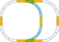 Piko 35302 G - Gleis-Set Überholgleis