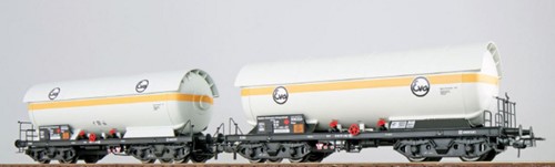 ESU X 36528 H0 - Gas-Kesselwagen Set, H0, ZAG 620, EVA, DB