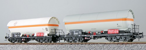 ESU X 36537 H0 - Gas-Kesselwagen Set H0, ZAG 620, Bayer, DB