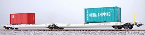 ESU X 36553 H0 - Taschenwagen, H0, Sdggmrs, NL-RN, Container CAIU + CSLU
