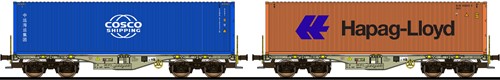 ESU 36610 H0 - Containerdraagwagen Costco + Hapag-Lloyd H0 Sgmmns D-AAEC Ep. VI DC