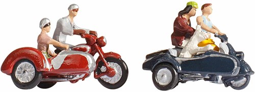 Noch 36905 N - Motorfiets & zijspan + rijders