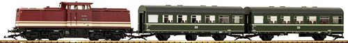 Piko 37145 G - Start Set Passagierstrein V100 + 2x Rekowagon DR III