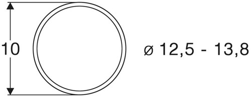 Roco 40066 H0 - antislipbandjes 12,5 bis 13,8mm (10stuks)