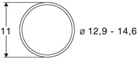Roco 40070 H0 - Slipbanden 10Stk.12,9 bis 14,6m (10stuks)