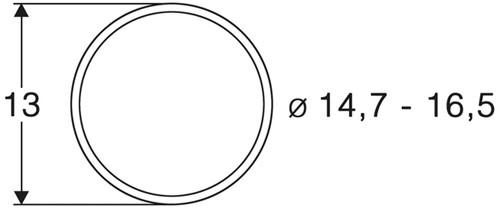 Roco 40071 H0 - Slipbanden 10Stk. 14,7 bis 16,5 (10stuks)