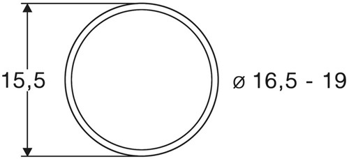 Roco 40072 H0 - Slipbanden 10Stk.16,5 bis 19mm (10stuks) 85622