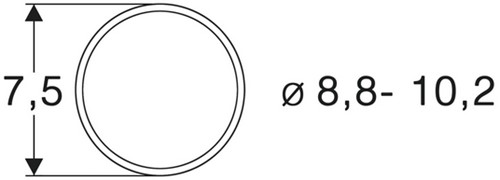 Roco 40073 H0 - Slipbanden 10Stk.8,8 bis 10,2mm (10stuks)