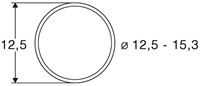 Roco 40075 H0 - Slipbanden 10Stk.12,5 bis 15,3m (10stukc)