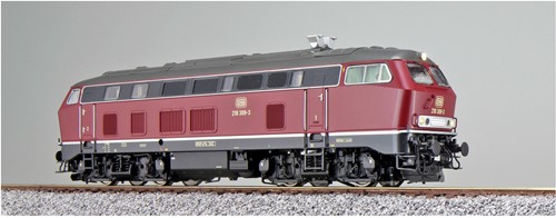 ESU X 31010 H0 - Diesellok, H0, BR 218, 218 309 DB, altrot, Ep IV, Vorbildzustand um 1986, Sound+Rauch, DC/AC