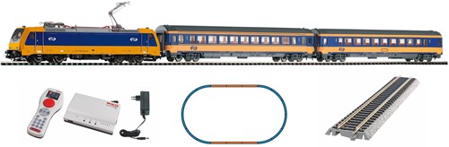 Piko 59016 H0 - PSCwlan S-Set NS Personenzug BR 185 NS Intercity mit 2 wg. VI