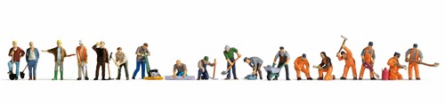 Noch 16111 H0 - XL Set “Op het werk”