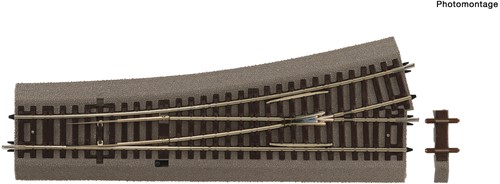 Roco 42534 H0 - H-Weiche Wl15 li.