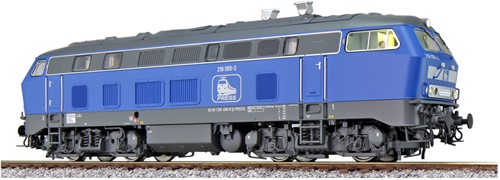 ESU X 31009 H0 - Diesellok, H0, BR 218, 218 055 Press, blau, Ep VI, Vorbildzustand um 2019, Sound+Rauch, DC/AC