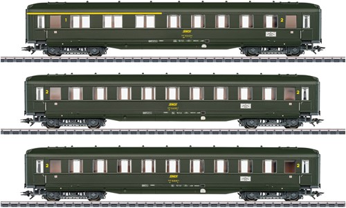 Marklin 43230 H0 - 3-delige SNCF-personenwagenset, tijdperk IV