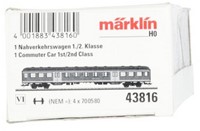 Märklin 43816 H0 - Passagiersrijtuig 1e/2e Klasse 'Silberling' ABnrz 418 DB-AG-3