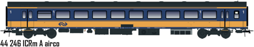LS Models 44246 H0 - ICRm A, 1e klas, Airco NS