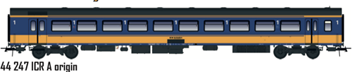 LS Models 44247 H0 - ICR A, 1e klas NS