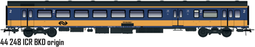 LS Models 44248 H0 - ICR BKD, 2e klas met bagage afdeling NS