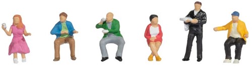 Noch 45239 TT - In de restauratiewagen (6 figuren)