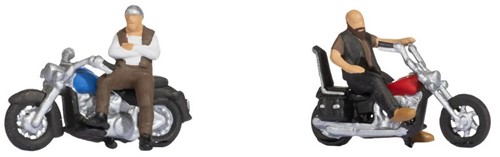 Noch 45906 TT - Rockers op motoren (2 figuren + 2 motoren)