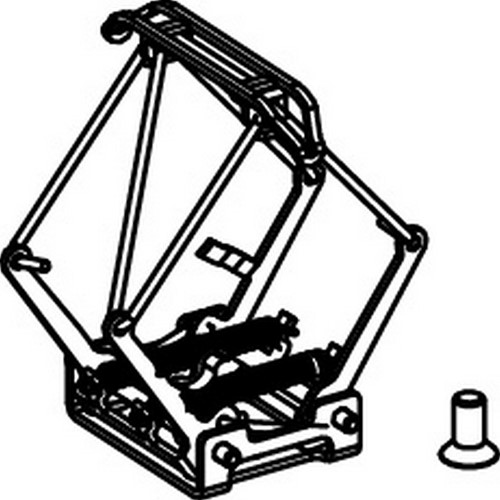 Piko 46257 - N-Pantograph HISE2 BR E18 silber