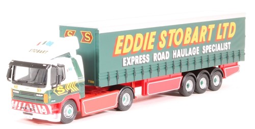 Atlas Collections 4649124 00 - World Of Stobart - Leyland DAF FT85CF Curtainside Davena