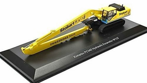 Atlas Collections 4664101 00 - World Of Stobart - Komatsu PC340 Hydraulic Excavator