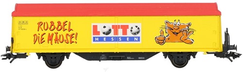 Märklin 4735 H0 - Schuifwandwagen 'Lotto Hessen' Type Hbis DB