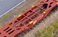 Märklin 47816 H0 - Dubbele Containerdraagwagen Sggrss 80-2