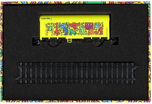 Märklin 48083 H0 - Gesloten Goederenwagon Message Wagon Keith Haring-3