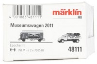Märklin 48111 H0 - Goederenwagen Gebr Bader Gms 30 Oppeln DB Vrachtwagen Magirus-3