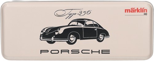 Märklin 48119 H0 - Gesloten Goederenwagen Type Glt 23 ‘Porsche’ en Porsche 356 Blik Museumwagen 2019 DB-2