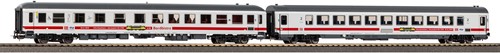 Piko 97313 H0 - 2-delig IC Personenrijtuigen set "Serie 1700 Afscheidsreis" van de NS/DB